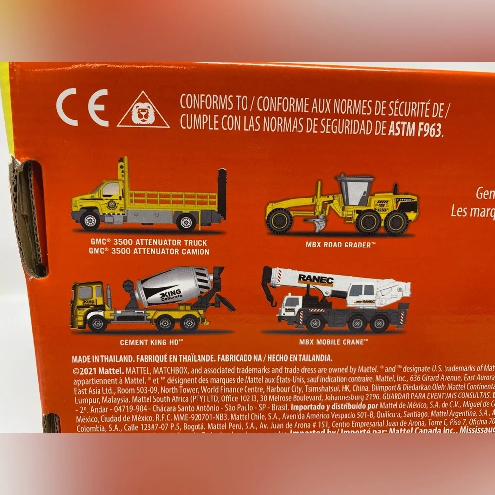 2021‎ Matchbox Working Rigs 4-Pack
